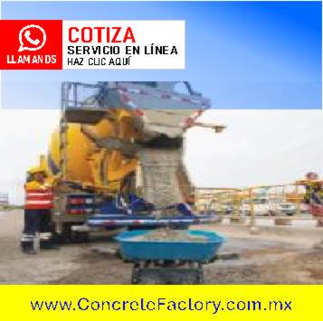 Concretera Ciudad de México · Concreto Estructural FC 250 · Precio $2150 por metro cúbico (m3) · Resistencia a la compresión 250.JPG