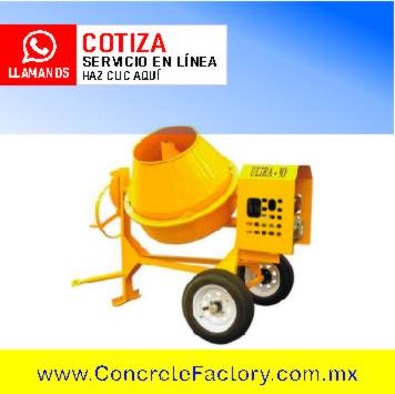 Iztapalapa Trompo Cipsa revolvedora de concreto cemento bulto 50 Kgs Motor Honda 9Hp, Pieza $ 5550 Cruz Azul.JPG